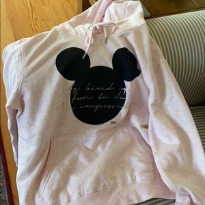 Light pink Mickey sweatshirt